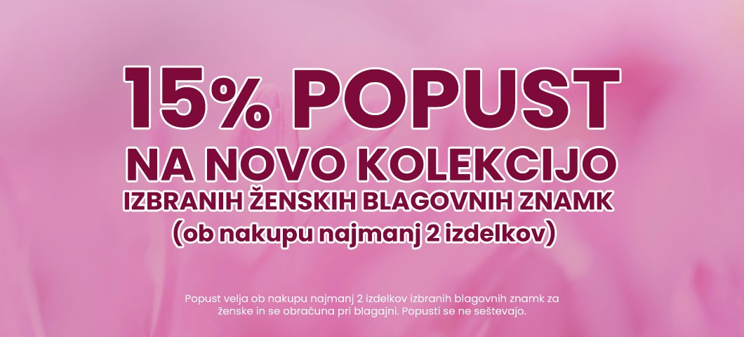 15% popust na novo kolekcijo